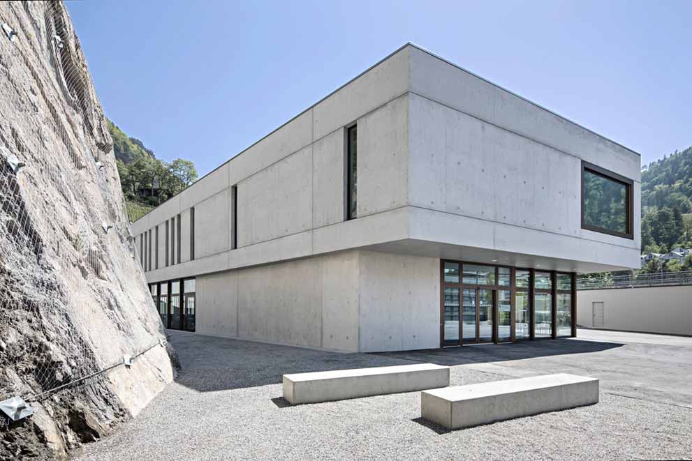 Übersichtsbild zu «Neubau Mensa und Mediathek Kantonsschule, Chur»